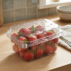 Clear <b>PET</b> with ventilated wall design Strawberry 200 ML, 200 ML Capacity, Agriculture Range - Wholesale <b>PET</b> Agriculture for fres - Product Image 3