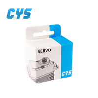 Servomoteur à engrenages en titane sans noyau CYS-S8204 à couple élevé 28g 6/10kg.cm pour hélicoptère et avion RC, pièces d'avion RC