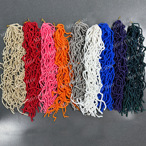 Extensions de cheveux synthétiques au crochet pré-bouclées, style Afro Soft <span class=keywords><strong>Nu</strong></span> Faux Locs, 18, 24 et 36 pouces, en gros d'usine, en stock - Product Image 2
