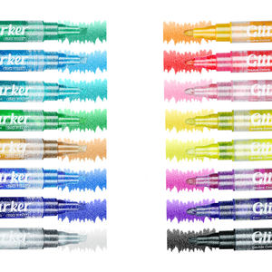 Doppel köpfiger zweifarbiger blinkender Kunst marker für Schüler tagebücher und stapelbar, langlebig - Product Image 5