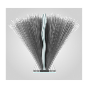 Bande d'étanchéité en vinyle Teumsae pour fenêtres et portes, brosse anti-insectes en mohair pour joints de fenêtre et de porte - Product Image 1