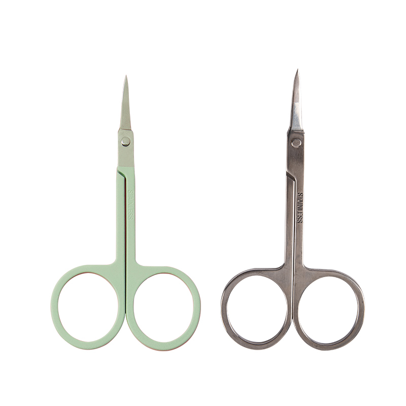 Beautiful Beige Curved Blade Stainless Steel