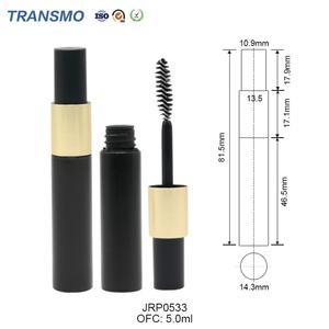 Tubo de rímel vacío de plástico fino y delgado, botella de delineador de ojos vacía con cepillo, tubo de rímel de marca privada - Product Image 2