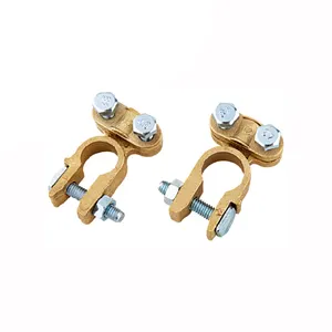 Factory Latest Brass and Copper Battery Terminals Connector Positive & Negative Gender Car Battery clamp Terminals