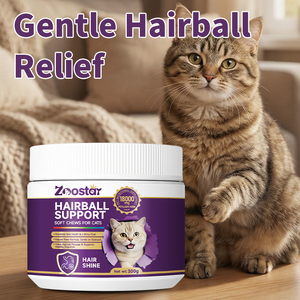 निजी लेबल अनुकूलन योग्य बिल्ली बाल नियंत्रण बिल्लियों के लिए नरम chews का इलाज करता है-बाल पूरक को रोकना - Product Image 2