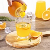 Presse-citron sans vis en plastique sans BPA Mini presse-citron avec filtre