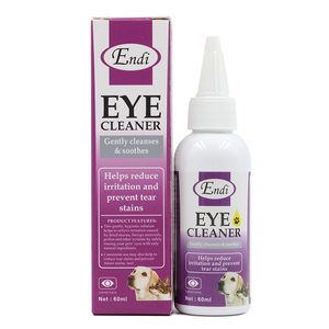 Marque privée de bonne qualité, produits de nettoyage personnalisés pour animaux de compagnie, nettoyant pour les yeux pour animaux de compagnie, soulagement des irritations, dissolvant de taches de larmes pour animaux de compagnie - Product Image 1