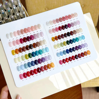 NAIL&YOLLY – Kit de vernis gel laiteux auto-nivelant 60 couleurs, flacon rond, deuxième génération améliorée, gel UV pour ongles