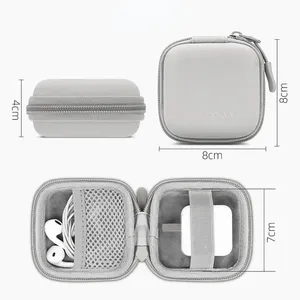 Mini portátil Hard Shell Digital Gadgets Bolsa de almacenamiento Cuero artificial Auricular Cargador Estuche Cable DE DATOS U Disco Organizador - Product Image 6