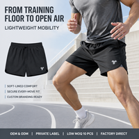 Shorts d'entraînement légers personnalisés TONTON pour hommes avec doublure intérieure douce, fabrication OEM ODM, marque privée, usine de vêtements de sport, faible MOQ 10
