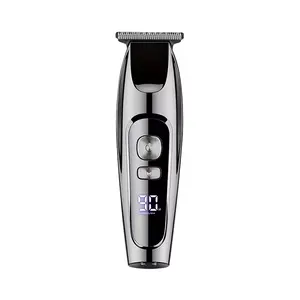 Professional Cordless Barber Hair Trimmer Clipper 0 Gapped 0mm Carving Cutting Machine Electric Shavers