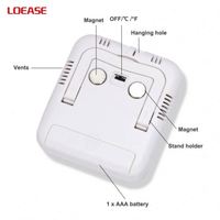 T21B Termometer Higrometer Menampilkan Suhu dan Kelembapan di Kamar Tidur dan Kamar Bayi dengan Sensor Mudah Dilihat dengan Layar Besar