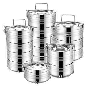 Lancheira Térmica de Aço Inoxidável 14CM para Crianças, Recipiente Isolado para Alimentos Escolares, Marmita Térmica Aquecida - Product Image 4