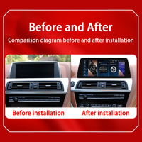 LELV Qualcomm 665 Android Auto Carplay GPS Navigation 8 Go de RAM Aide au recul pour BMW Série 6 F06 F12 Lecteur multimédia de voiture