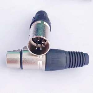 Aureate fournit des connecteurs XLR pour montage sur panneau, connecteur mini XLR femelle 4 broches, connecteur XLR 5 broches, connecteur audio-vidéo XLR mâle 3 broches. - Product Image 2