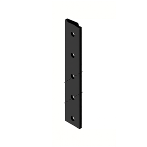Tige d'ouverture simple Fami pour étagères extractibles 3000 mm gris foncé RAL7000 - Product Image 3