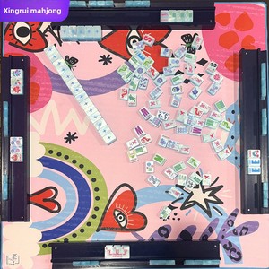 Luxuosas Peças de Mahjong Americano em Acrílico Perolado Azul Gelo, 160 Peças, com Design Estético Retrô, Jogadores Jokers, <span class=keywords><strong>Hamsa</strong></span> e Olho Grego, para Noites de Jogo Social - Product Image 4