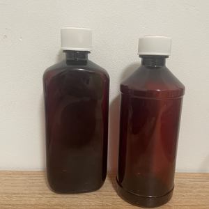 16Oz/473Ml Rỗng Hổ Phách Y Chai Akorn Wockhardt Bao Bì Dược Phẩm Kín Mũ Cho Ho Xi-rô Tăng Cường Bảo Vệ - Product Image 3