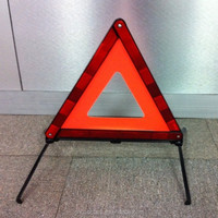 Produit E-MARK de chaussée de triangle d'avertissement de trafic de support
