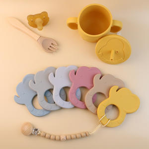 Juego de <span class=keywords><strong>mordedor</strong></span> de silicona sin BPA 2025 con una caja con forma de Animal, <span class=keywords><strong>mordedor</strong></span> para bebé, juguetes para masticar - Product Image 3
