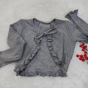 Hw622 flor niña blanco rojo bloqueador solar algodón chico boda fiesta capa nupcial chal Bolero - Product Image 6