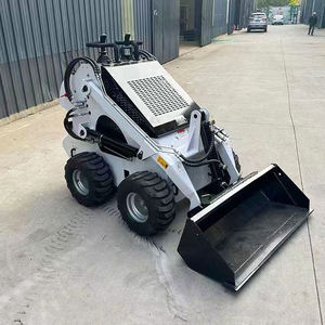 Nouveau Ce Epa Chine Fabricant <span class=keywords><strong>Mini</strong></span> chargeuses sur chenilles Moins cher Puissant Roue Minicargador Seau Jardin Skid Steer Loader - Product Image 4