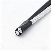 Câble de branchement duplex XLPE 600V Terrier 4 AWG avec fil messager ACSR pour connexion de services ruraux aux Philippines - Usine de câbles ABC