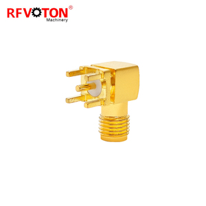 Rfvoton <span class=keywords><strong>SMA</strong></span> nữ Jack góc phải <span class=keywords><strong>r</strong></span>/<span class=keywords><strong>A</strong></span> <span class=keywords><strong>PCB</strong></span> gắn kết thẳng RF đồng trục <span class=keywords><strong>SMA</strong></span> kết nối - Product Image 4