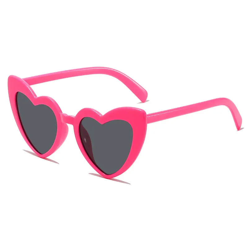 FF2486 Vintage Lovely Retro Cat Eye Sunglasses Women Girls Party Love Shaped Glasses Eyewear Heart Shaped Sunglasses