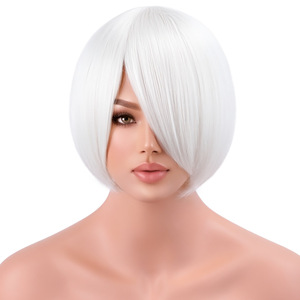 Pelucas de Cosplay de Anime Europeo Americano para Comercio Exterior, Versión Engrosada de <span class=keywords><strong>Fibra</strong></span> de Alta Temperatura, Pelucas Universales Moldeadoras del Rostro - Product Image 3