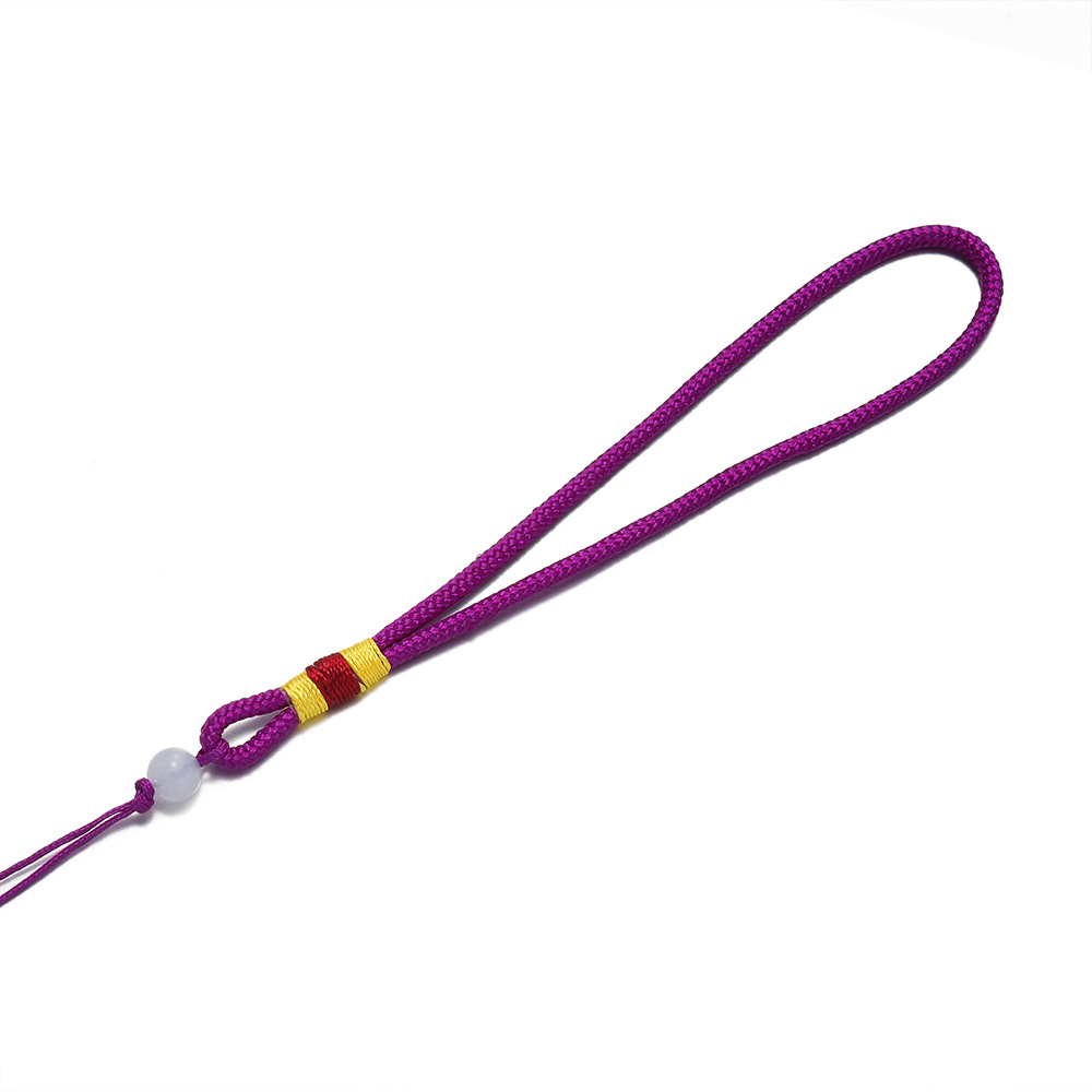 Cuerdas colgantes antiguas - 5 en rojo y morado