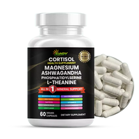 Capsules de glycinate de magnésium complexe 300 mg pour l'énergie et la santé musculaire, complément à base de plantes, support OEM/ODM