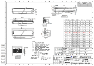 ขั้วต่อแบบ ZIF แนวตั้ง SMD/SMT ระยะพิทช์ 0.5 มม. 16/30/40 พิน แบบลิ้นชัก พร้อมขั้วทองแดงผสมและชุบทองคำ สำหรับ FFC FPC - Product Image 4