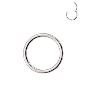 Top-elf Vente en Gros Titane G23 ASTM F136 Anneau de Nez Septum Percé de Mode Boucles d'Oreilles Créoles Rondes Bijoux de Piercing - Product Image 6
