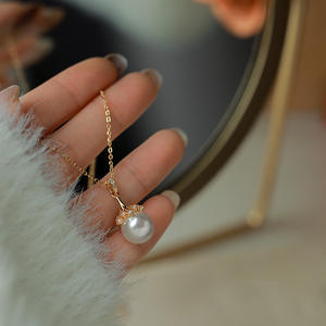 Collar de moda <span class=keywords><strong>para</strong></span> parejas, con colgante de media esfera de corazón estilo barroco, con diseño de rompecabezas, <span class=keywords><strong>para</strong></span> mujeres. - Product Image 1