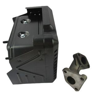 Ensemble silencieux 188F/190F avec accessoires de tuyau d'échappement de 4 pouces pour motoculteurs, pulvérisateurs de pesticides, pompes à eau - Product Image 4