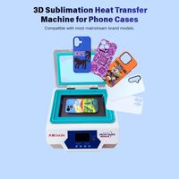 Presse à chaleur pour sublimation d'étuis de téléphone 3D de qualité industrielle professionnelle à commande numérique