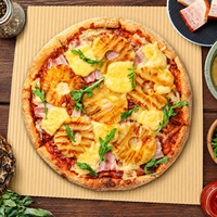 Tappetino Antiscivolo Ondulato per Pizza, Assorbente di Grasso, per Scatole da Asporto e Imballaggi per Pizza