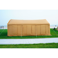 Tenda Kanvas Arab Mewah Tahan Air untuk Glamping di Luar Ruangan, Tenda Kemah Gurun Timur Tengah, Ukuran Dapat Disesuaikan