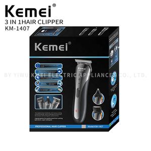 Tondeuse à cheveux 3 en 1 de qualité supérieure, tondeuse à nez, rasoir pour homme <span class=keywords><strong>Kemei</strong></span> <span class=keywords><strong>Km</strong></span>-<span class=keywords><strong>1407</strong></span>, tondeuse à cheveux pour homme en gros - Product Image 5