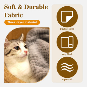Fluffy <strong>Dog</strong> Blanket Soft Fuzzy Plush <strong>Throw</strong> Furniture Protector <strong>Sofa</strong> Pet Fleece <strong>Throw</strong> <strong>for</strong> Large <strong>Dogs</strong> - Product Image 3
