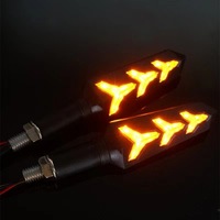 Clignotant de moto universel LED indicateurs de feux de signalisation Scooter tournant lampe pour Cygnus Dragstar 650 Dt 125