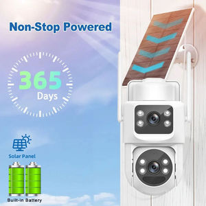 Caméra de sécurité solaire 4G Shuzhi, caméra CCTV sans fil extérieure 360° PTZ, carte SIM, audio bidirectionnel, étanche IP66 - Product Image 6