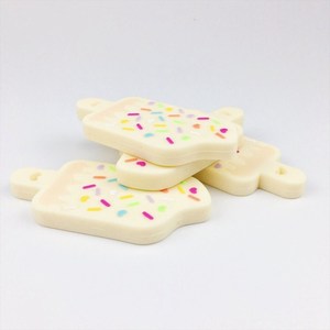 Los niños BPA bebé <span class=keywords><strong>punta</strong></span> suave de silicona juguete helado de caramelo juguete personalizado - Product Image 3