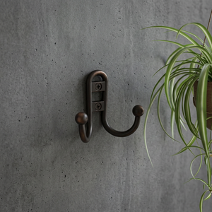 AK Brass Double Wall <b>Hook</b> <b>Black</b> Antique Finished Brass Premium Quality Coat Hanger Wall Mounted <b>Hook</b> Home Interior Decoration - Product Image 2