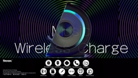 Multi-Functionele Draadloos Opladen Bt Draadloze Draagbare Luidspreker Drie-In-Een Creatieve Klok Alarm Bt Speaker