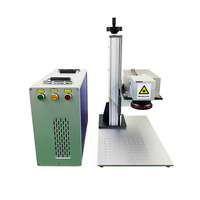 Machine de marquage laser UV à refroidissement par eau, 5W, marqueur Galvo pour verre, plastique, métal, bois, caoutchouc