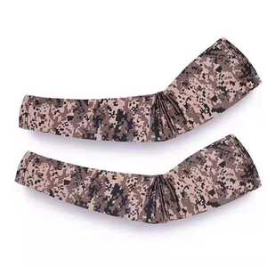 Mangas de protección solar de seda de camuflaje para uso en exteriores, cubre brazos de uso general, ropa refrescante de verano - Product Image 1