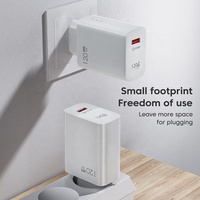 Penjualan Terbaik Cina produk perjalanan adaptor pengisi daya mobil Qc3.0 120W pengisi daya USB pengisian cepat pengisi daya dinding portabel untuk ponsel