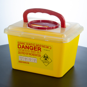 Hot bán 5L dùng một lần vuông sắc nét PP hộp với ROTARY Top Cap cho edged loại bỏ chất thải - Product Image 6